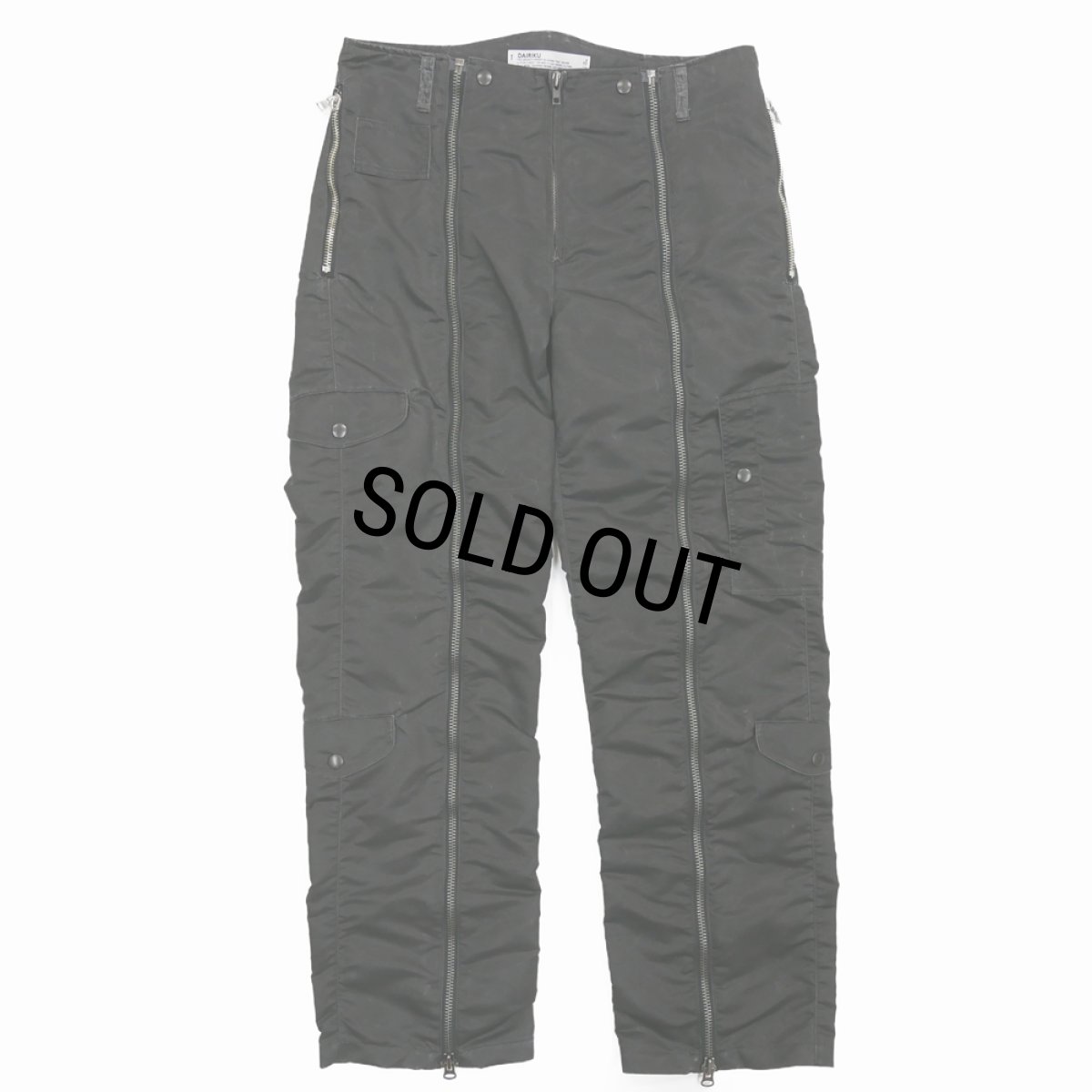 画像1: DAIRIKU/"Vincent" A-11 Nylon Pants（Black）［A-11ナイロンパンツ-25春夏］ (1)