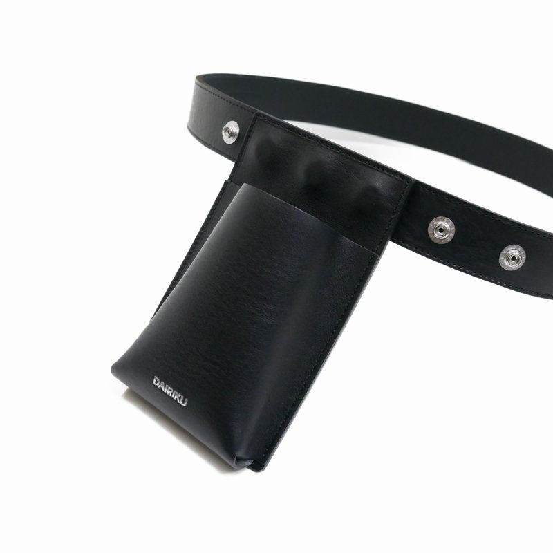 画像2: 【30％OFF】DAIRIKU/Studs Velt with Holder Bag（Black）［スタッズベルトwithホルダーバッグ-25春夏］
