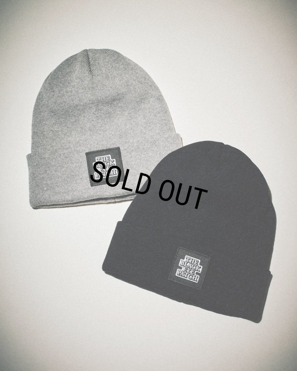 画像2: BlackEyePatch/OG LABEL PATCHED BEANIE（BLACK） (2)