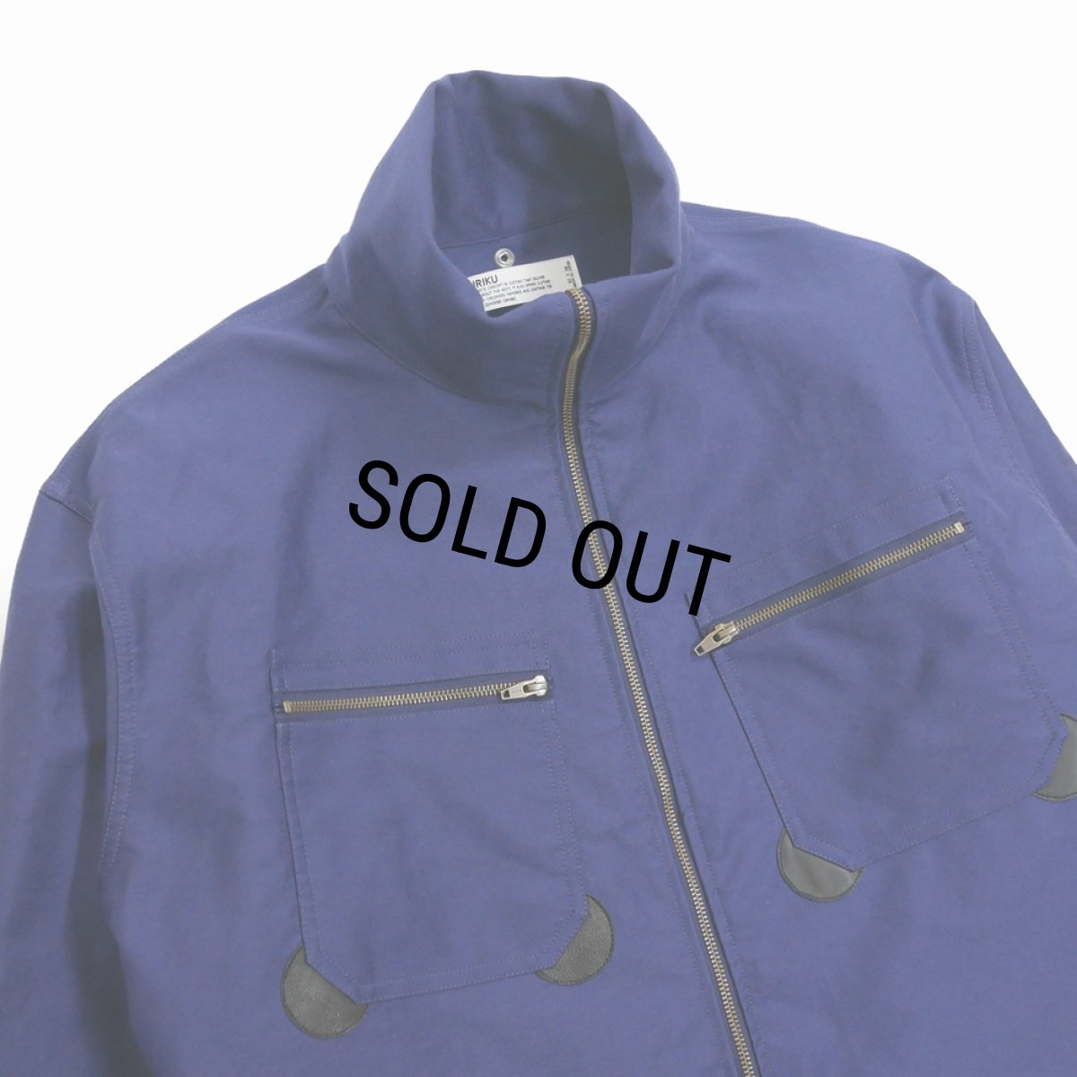 画像3: DAIRIKU/"Vincent" Docking French Work Jacket（Indigo）［ドッキングフレンチワークJKT-25春夏］ (3)