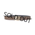BlackEyePatch/LEOPARD PATTERNED LETTERS LEATHER BELT（MULTI）