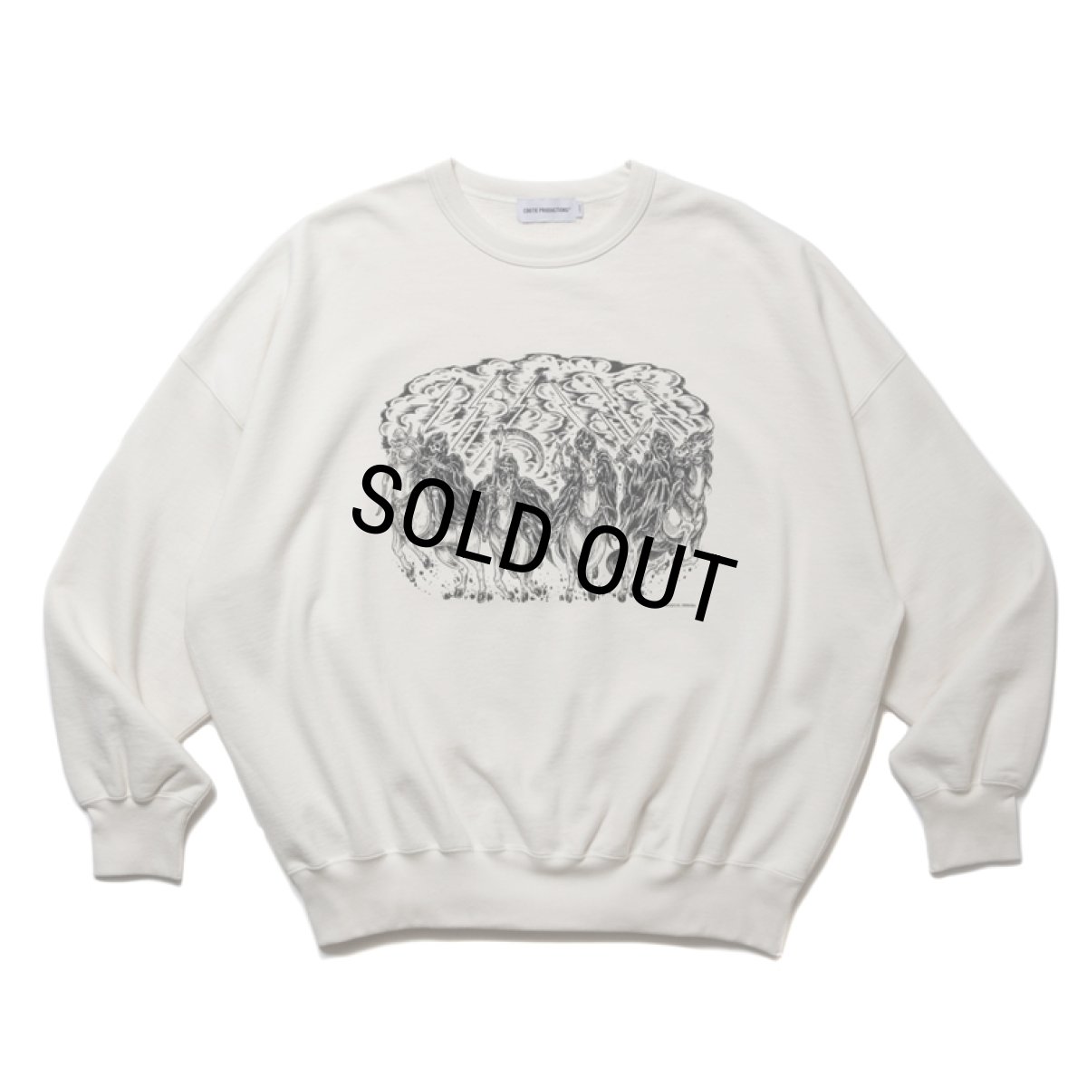 画像1: COOTIE PRODUCTIONS/Print Sweat Crew（Magical Design）（Off Ivory）［スウェットクルー-25春夏］ (1)
