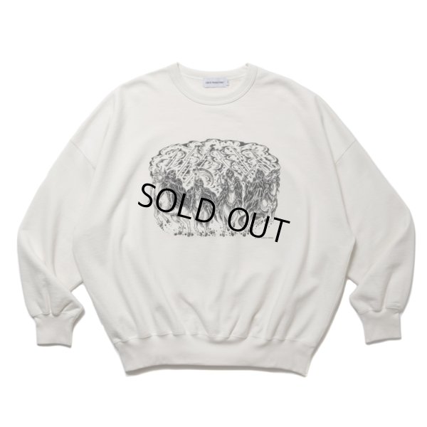 画像1: COOTIE PRODUCTIONS/Print Sweat Crew（Magical Design）（Off Ivory）［スウェットクルー-25春夏］