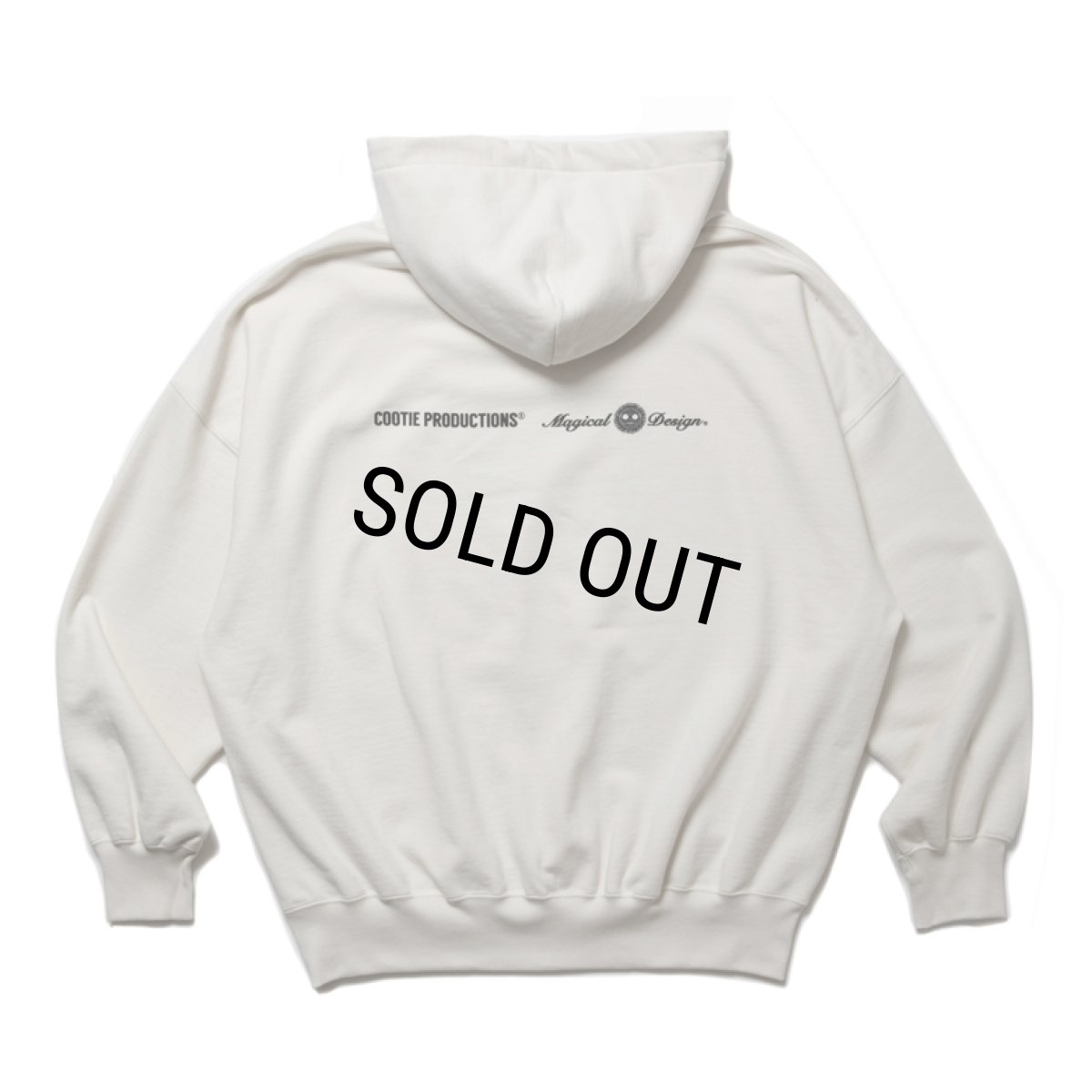 画像2: COOTIE PRODUCTIONS/Print Sweat Hoodie（Magical Design）（Off Ivory）［スウェットフーディー-25春夏］ (2)