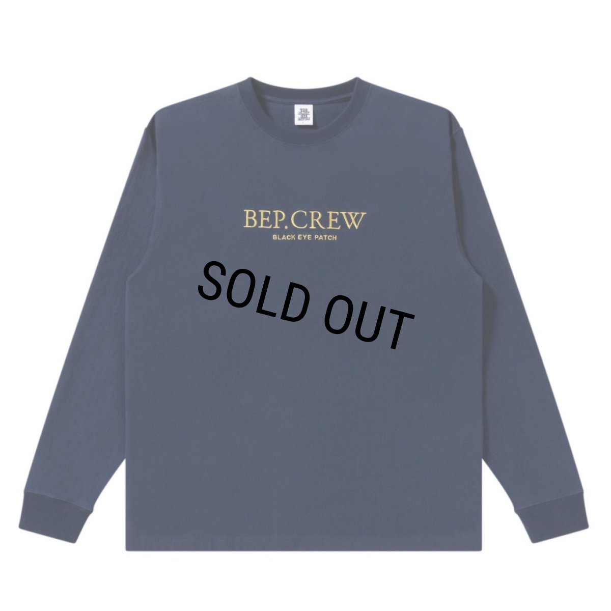 画像1: BlackEyePatch/BEP CREW LOGO L/S TEE（NAVY） (1)