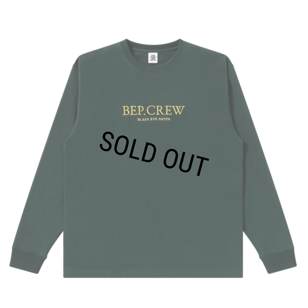 画像1: BlackEyePatch/BEP CREW LOGO L/S TEE（GREEN） (1)