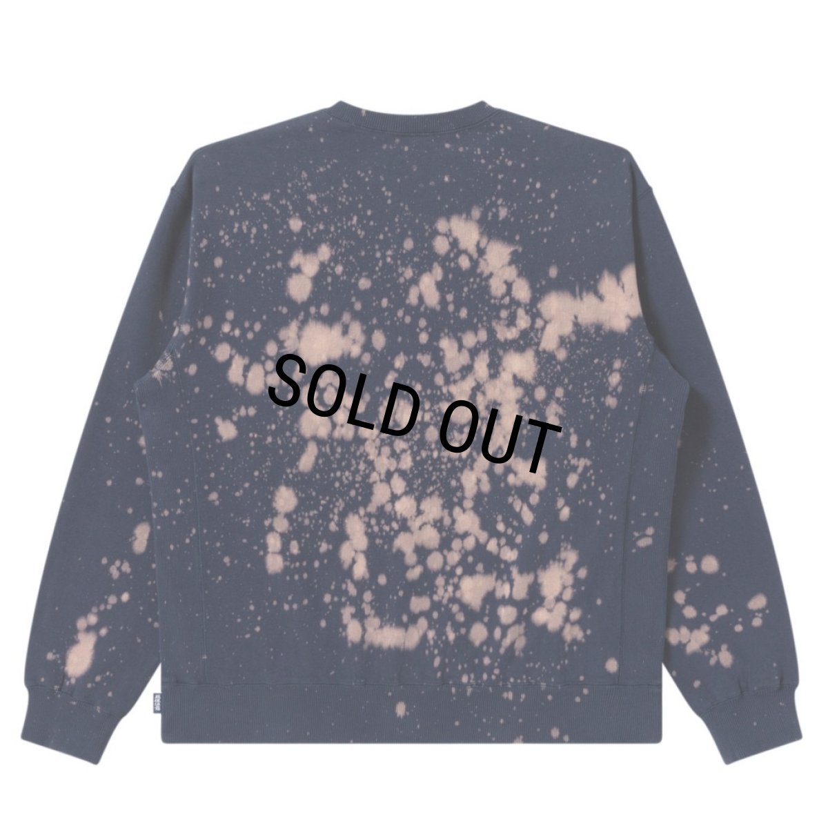 画像2: BlackEyePatch/SMALL OG ACID SPLATTERED CREW SWEAT（NAVY） (2)