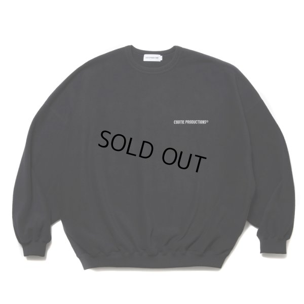 画像1: COOTIE PRODUCTIONS/Fleece Sweat Crew（Black）［フリースクルー-25春夏］