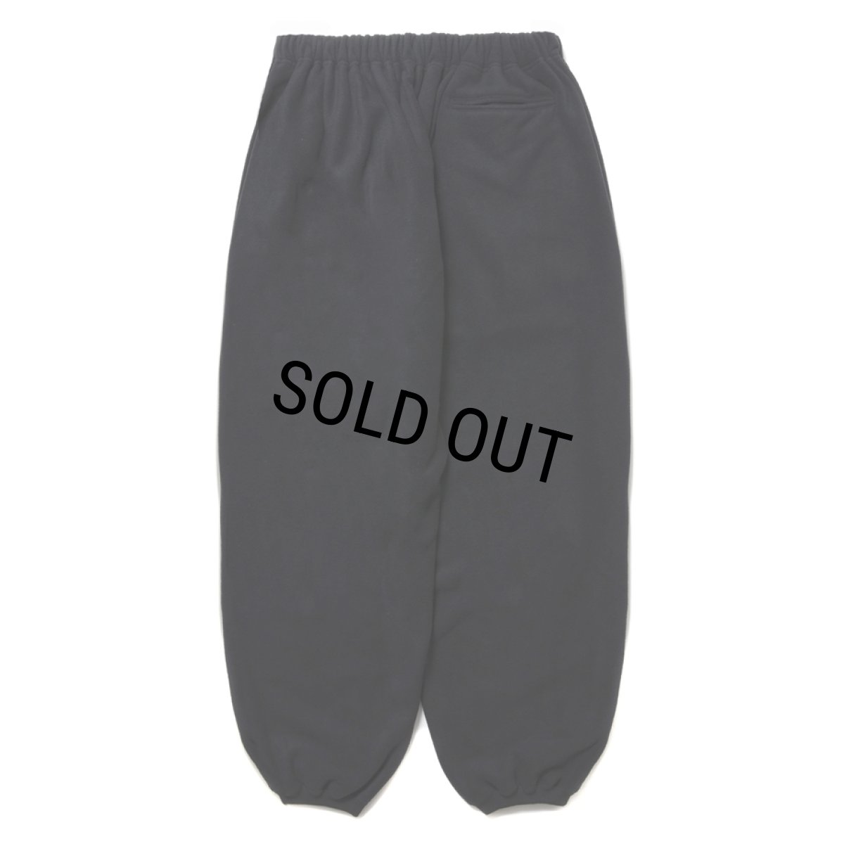 画像2: COOTIE PRODUCTIONS/Fleece Wide Easy Pants（Black）［フリースワイドイージーパンツ-25春夏］ (2)