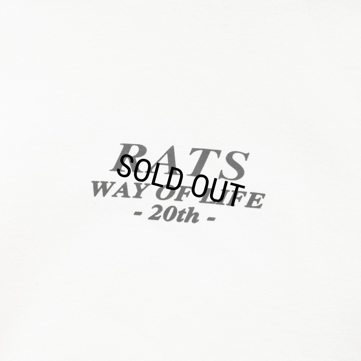 画像5: RATS/20th RATS×NEIGHBORHOOD HOODED（WHITE）［クロスネックフーディー-25春夏］ (5)