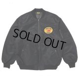 PORKCHOP/FIRE UP MA-1 JACKET（BLACK）［MA-1 JKT-24秋冬］
