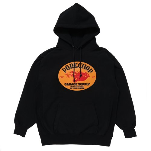 他の写真1: PORKCHOP/FIRE UP HOODIE（BLACK）［プルオーバーパーカー-24秋冬］