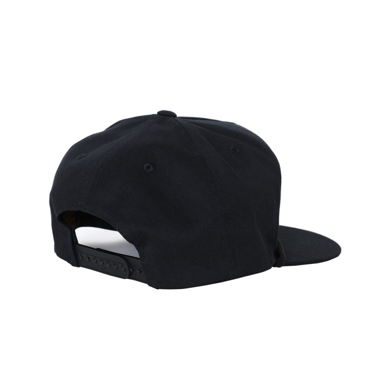 画像2: PORKCHOP/FIRE UP WAPPEN CAP（BLACK）［ワッペンキャップ-24秋冬］