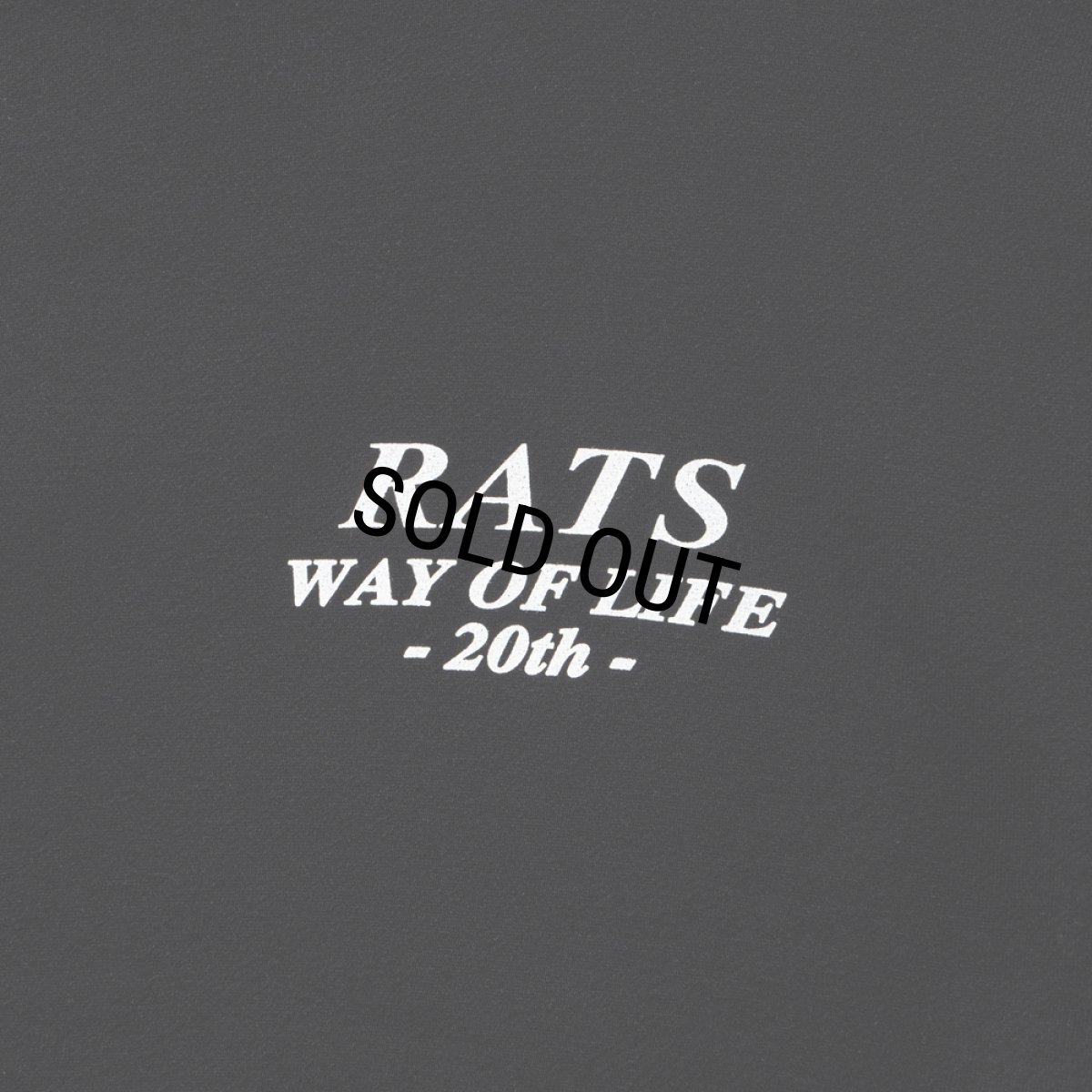 画像5: RATS/20th RATS×NEIGHBORHOOD HOODED（BLACK）［クロスネックフーディー-25春夏］ (5)