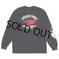 PORKCHOP/FIRE UP L/S TEE（BLACK）［プリント長袖T-24秋冬］