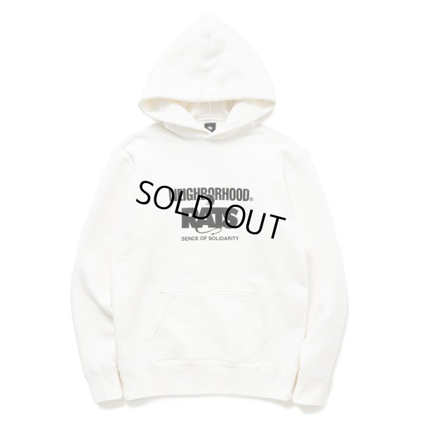 画像1: RATS/20th RATS×NEIGHBORHOOD HOODED（WHITE）［クロスネックフーディー-25春夏］