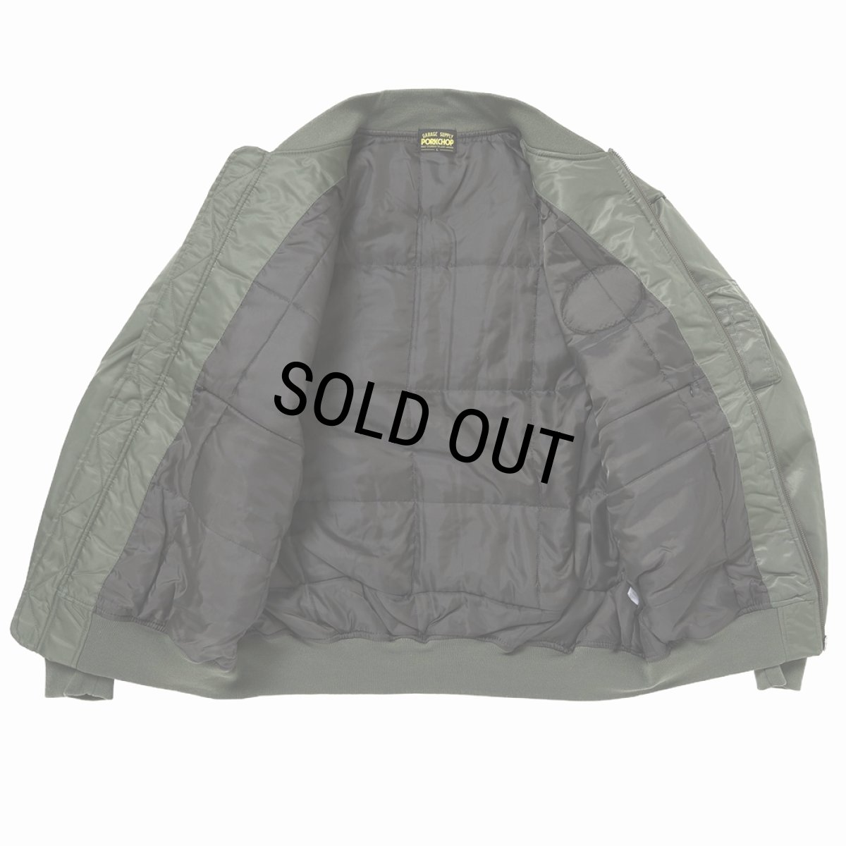 画像3: PORKCHOP/FIRE UP MA-1 JACKET（OLIVE）［MA-1 JKT-24秋冬］ (3)