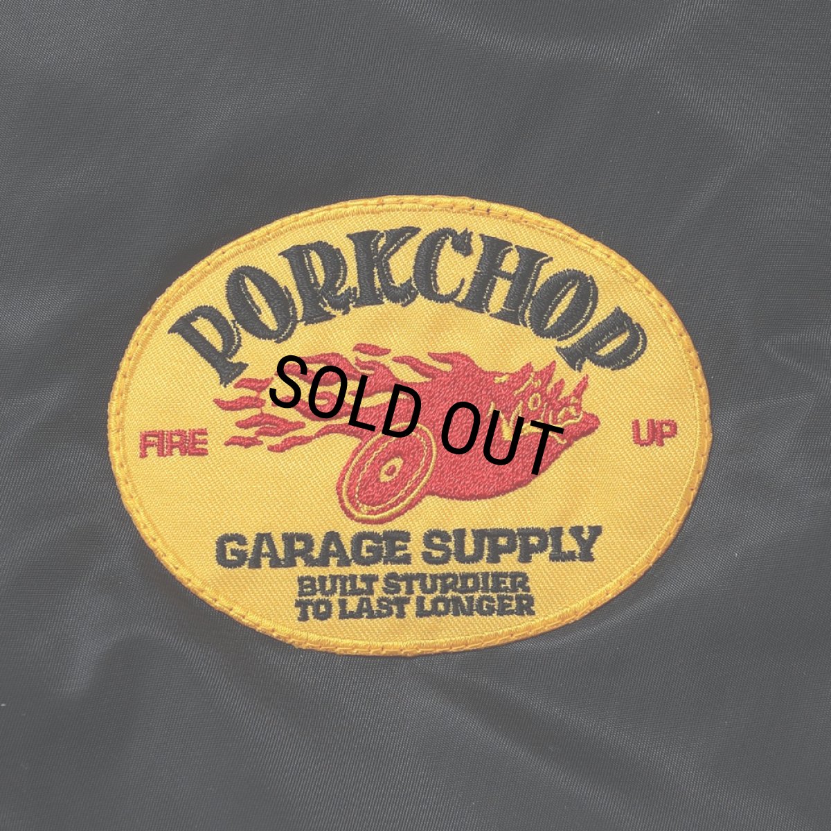 画像5: PORKCHOP/FIRE UP MA-1 JACKET（BLACK）［MA-1 JKT-24秋冬］ (5)