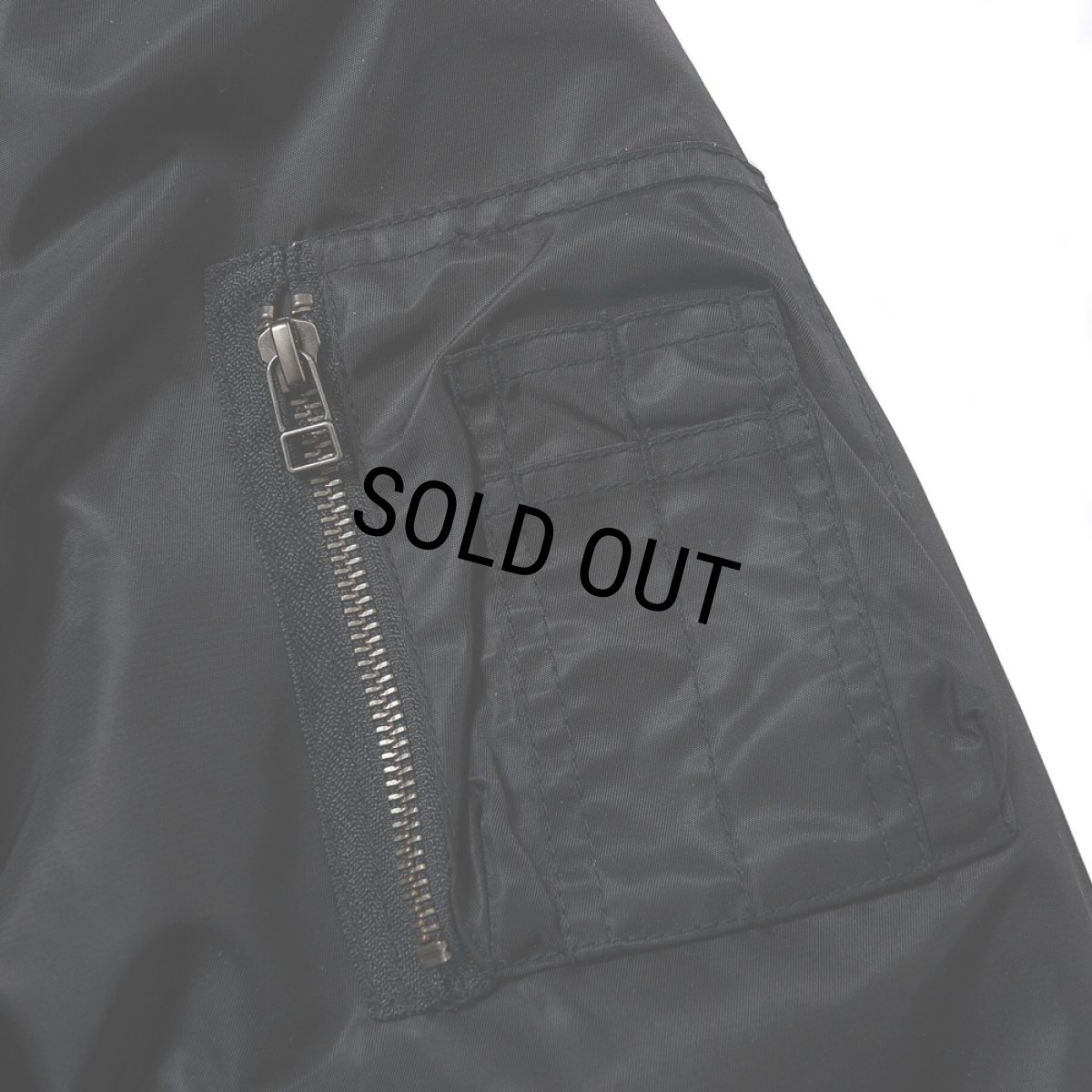 画像6: PORKCHOP/FIRE UP MA-1 JACKET（BLACK）［MA-1 JKT-24秋冬］ (6)