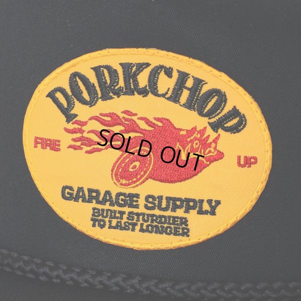 画像3: PORKCHOP/FIRE UP WAPPEN CAP（BLACK）［ワッペンキャップ-24秋冬］