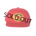 PORKCHOP/FIRE UP WAPPEN CAP（RED）［ワッペンキャップ-24秋冬］