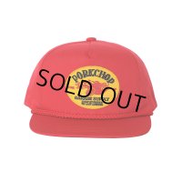 PORKCHOP/FIRE UP WAPPEN CAP（RED）［ワッペンキャップ-24秋冬］