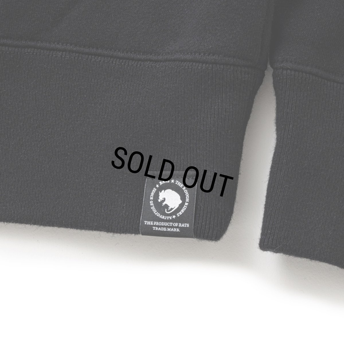 画像6: RATS/20th RATS×NEIGHBORHOOD HOODED（BLACK）［クロスネックフーディー-25春夏］ (6)