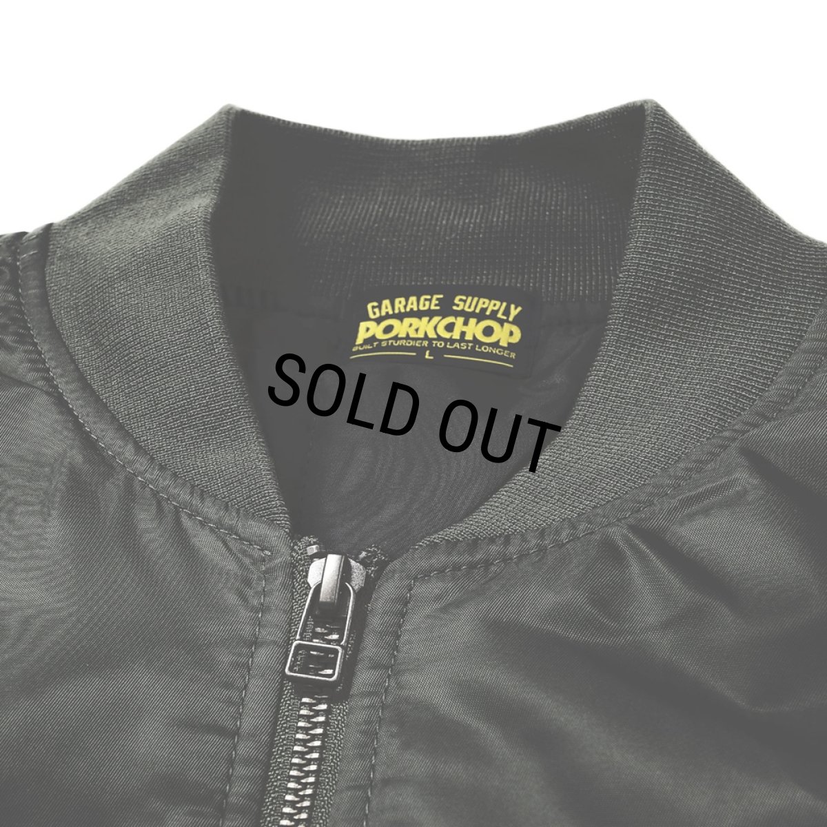 画像4: PORKCHOP/FIRE UP MA-1 JACKET（BLACK）［MA-1 JKT-24秋冬］ (4)