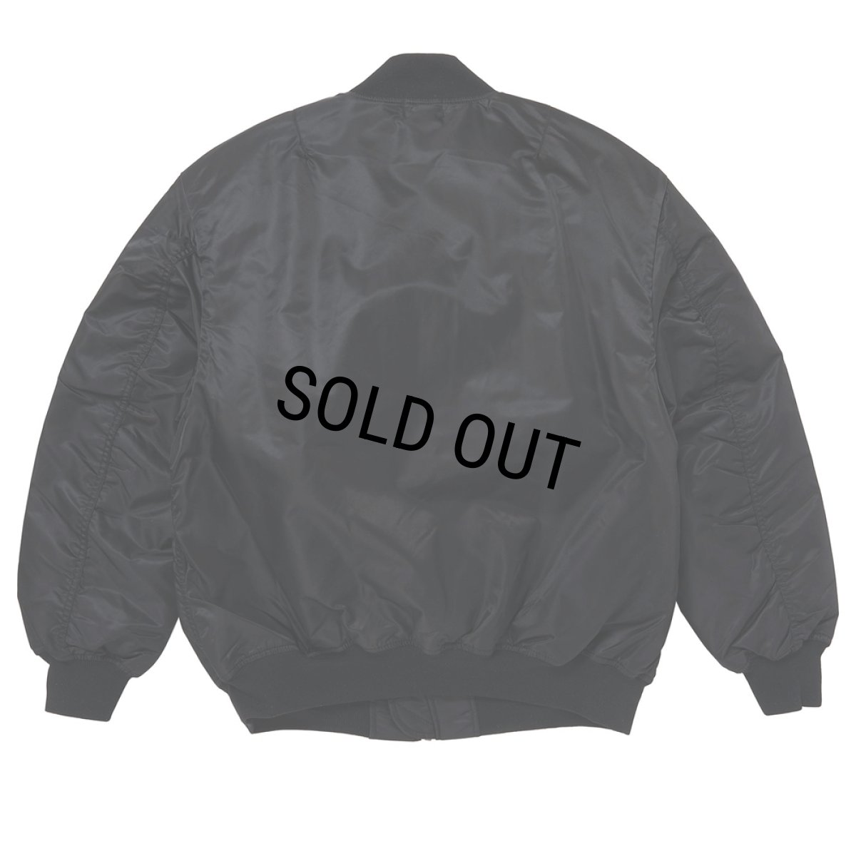 画像2: PORKCHOP/FIRE UP MA-1 JACKET（BLACK）［MA-1 JKT-24秋冬］ (2)