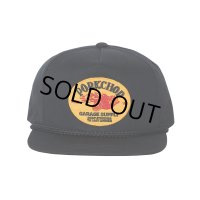 PORKCHOP/FIRE UP WAPPEN CAP（BLACK）［ワッペンキャップ-24秋冬］