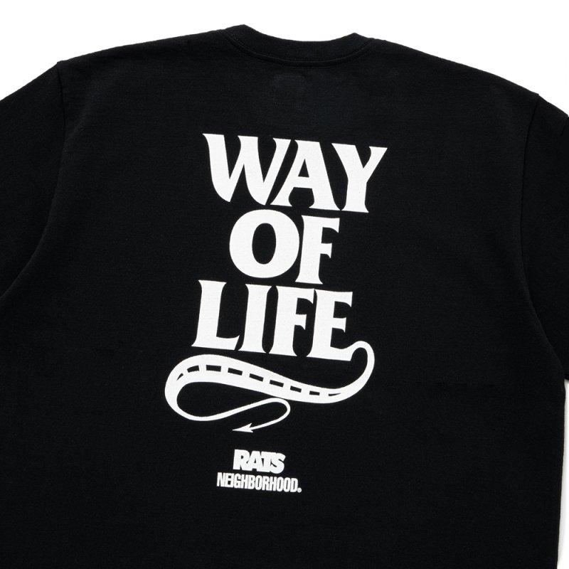 画像3: RATS/20th RATS×NEIGHBORHOOD TEE（BLACK）［プリントT-25春夏］
