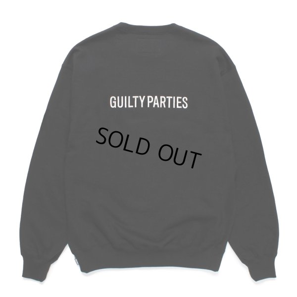画像2: WACKO MARIA/HEAVY WEIGHT CREW NECK SWEAT SHIRT（BLACK）［クルーネックスウェット-25春夏］