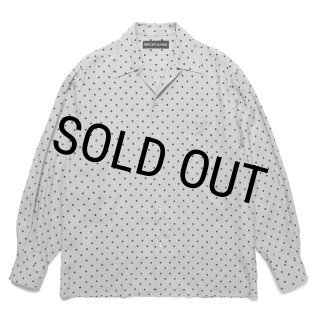 トップス WACKO MARIA DOT PATTERN SHIRT L55 Wacko Maria Dots Hawaiian Shirts / Open Collar 셔츠 / Long