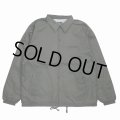 WACKO MARIA/COACH JACKET（GRAY）［コーチJKT-25春夏］