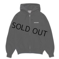 WACKO MARIA/HEAVY WEIGHT FULL ZIP HOODED SWEAT SHIRT（BLACK）［ジップアップパーカー-25春夏］