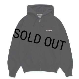 黒M【WACKOMARIA】FULL ZIP SWEAT／新品タグ付／送料込 WACKOMARIA《ワコマリア》DEATH RAW RECORDS /WASHED MIDDLE WEIGHT
