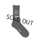 WACKO MARIA/HIGH TIMES / JACQUARD SOCKS（BLACK）［ジャガードソックス-25春夏］