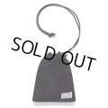 WACKO MARIA/SUEDE LEATHER DRAWSTRING BAG（BLACK）［スウェードレザードローストリングバッグ-25春夏］