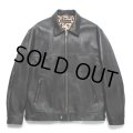 WACKO MARIA/LEATHER SINGLE RIDERS JACKET（BLACK）［レザーシングルライダースJKT-25春夏］