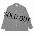 WACKO MARIA/50'S OPEN COLLAR SHIRT（GRAY）［50'Sオープンカラーシャツ-25春夏］