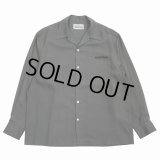 WACKO MARIA/50'S OPEN COLLAR SHIRT（GRAY）［50'Sオープンカラーシャツ-25春夏］