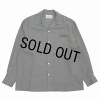 WACKO MARIA/50'S OPEN COLLAR SHIRT（GRAY）［50'Sオープンカラーシャツ-25春夏］