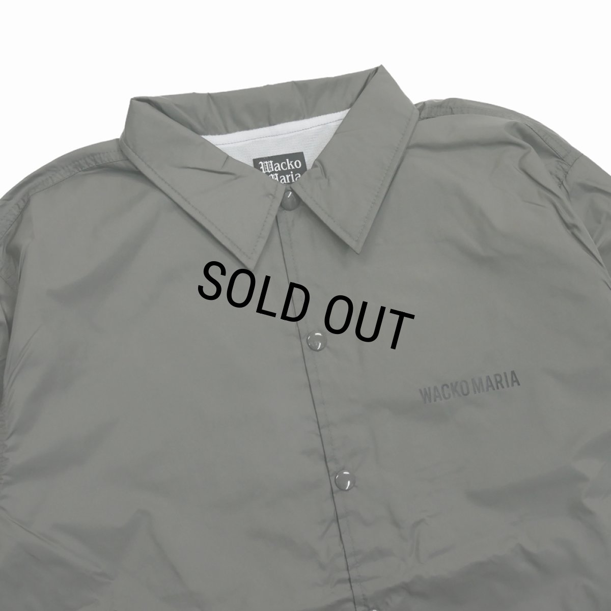 画像3: WACKO MARIA/COACH JACKET（GRAY）［コーチJKT-25春夏］ (3)