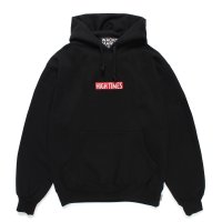 WACKO MARIA/HIGH TIMES / HEAVY WEIGHT HOODED SWEAT SHIRT（BLACK）［プルオーバーパーカー-25春夏］