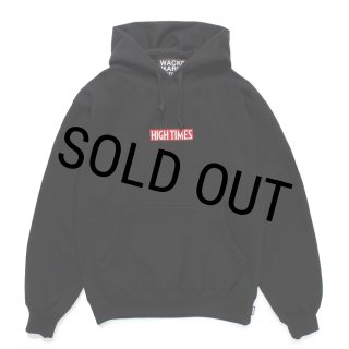 WACKO MARIA/HIGH TIMES / HEAVY WEIGHT HOODED SWEAT SHIRT（BLACK