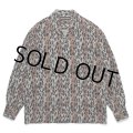 WACKO MARIA/LEOPARD HAWAIIAN SHIRT（GRAY）［レオパードハワイアンシャツ-25春夏］