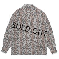WACKO MARIA/LEOPARD HAWAIIAN SHIRT（GRAY）［レオパードハワイアンシャツ-25春夏］