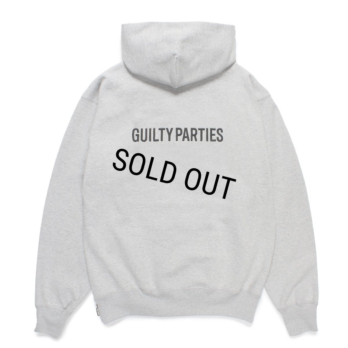 画像2: WACKO MARIA/HEAVY WEIGHT FULL ZIP HOODED SWEAT SHIRT（GRAY）［ジップアップパーカー-25春夏］ (2)