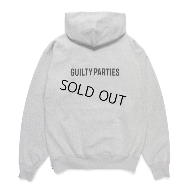 画像2: WACKO MARIA/HEAVY WEIGHT FULL ZIP HOODED SWEAT SHIRT（GRAY）［ジップアップパーカー-25春夏］