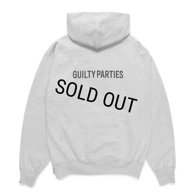 WACKO MARIA/HEAVY WEIGHT FULL ZIP HOODED SWEAT SHIRT（GRAY